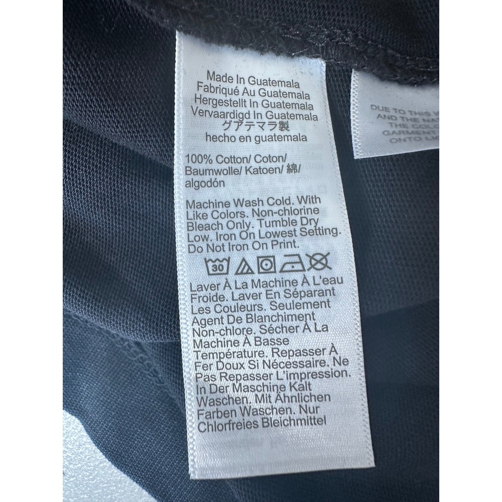 Madewell Women Relaxed Crewneck Shirt L Black NEW Cotton Preppy Varsity Stripe - Picture 4 of 6